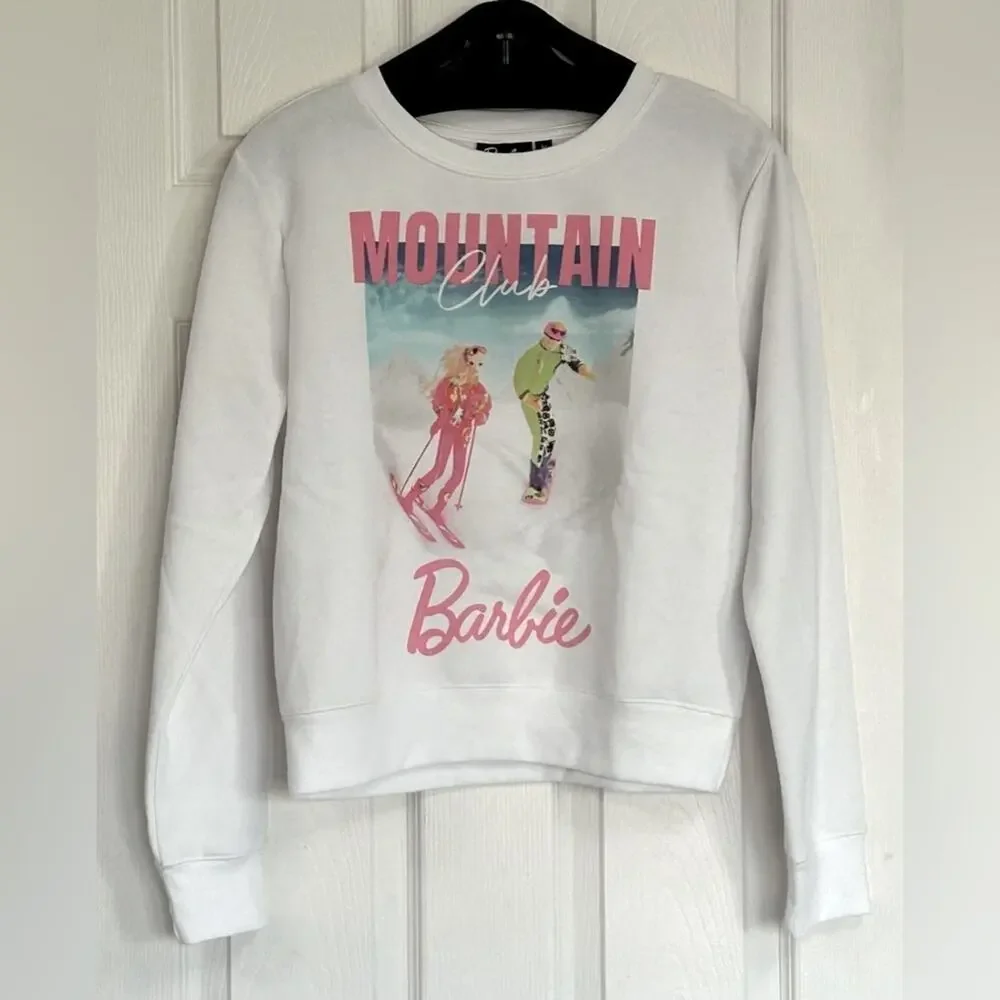 Barbie Sweatshirt Junior Girl Size M NWT